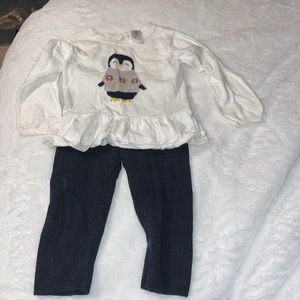 Carter’s 18 month penguin sweater with pants set